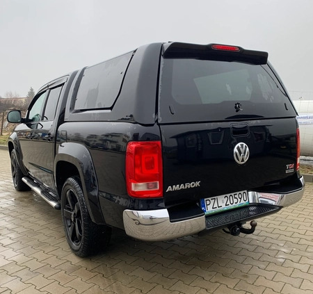 Volkswagen Amarok cena 54400 przebieg: 284000, rok produkcji 2010 z Kościan małe 37